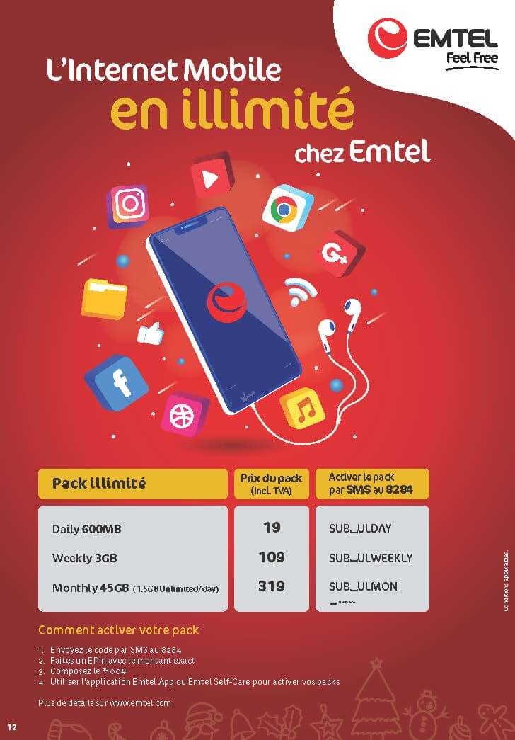 Emtel End of year promo 2019 EMTEL